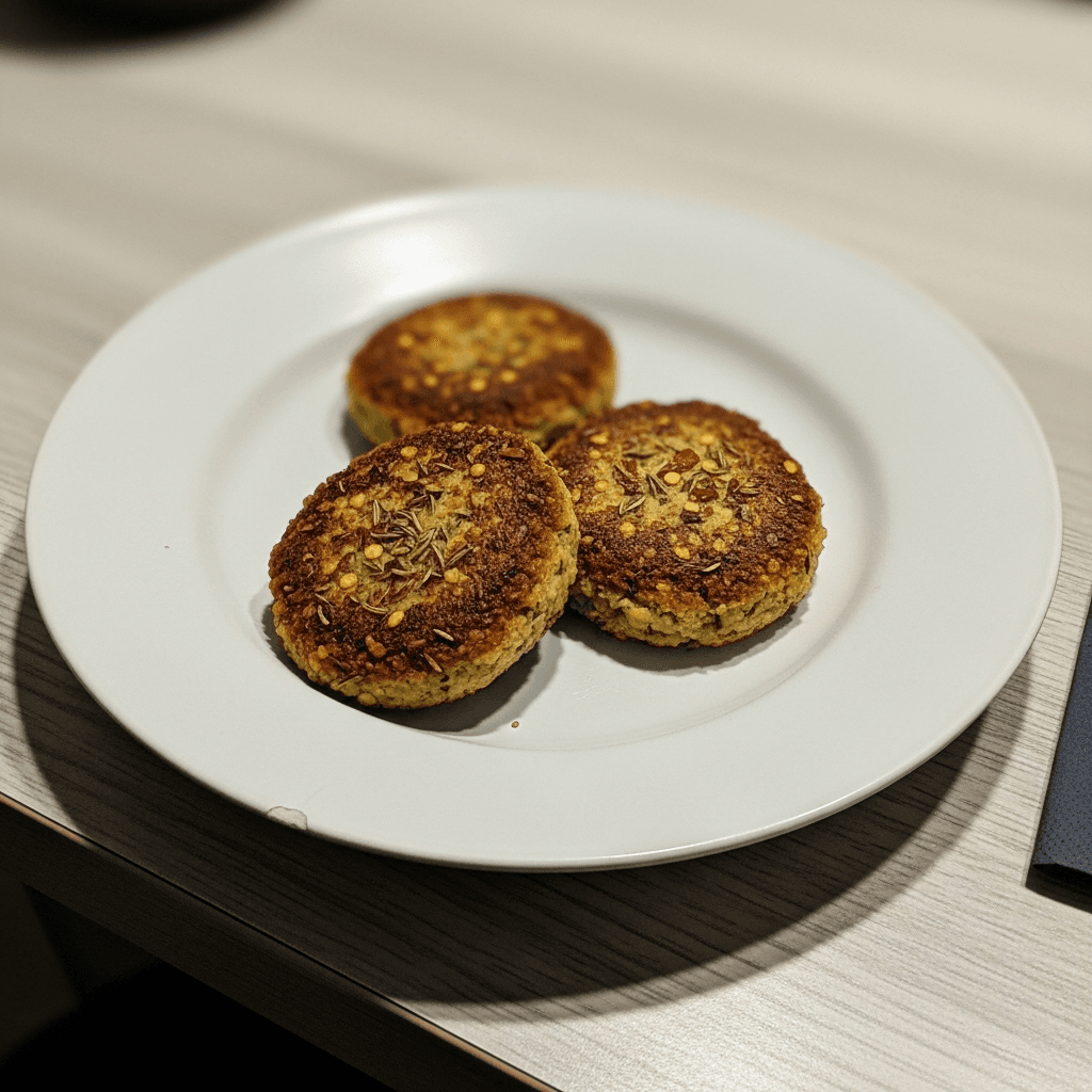 Crispy Chickpea Patties with Spices